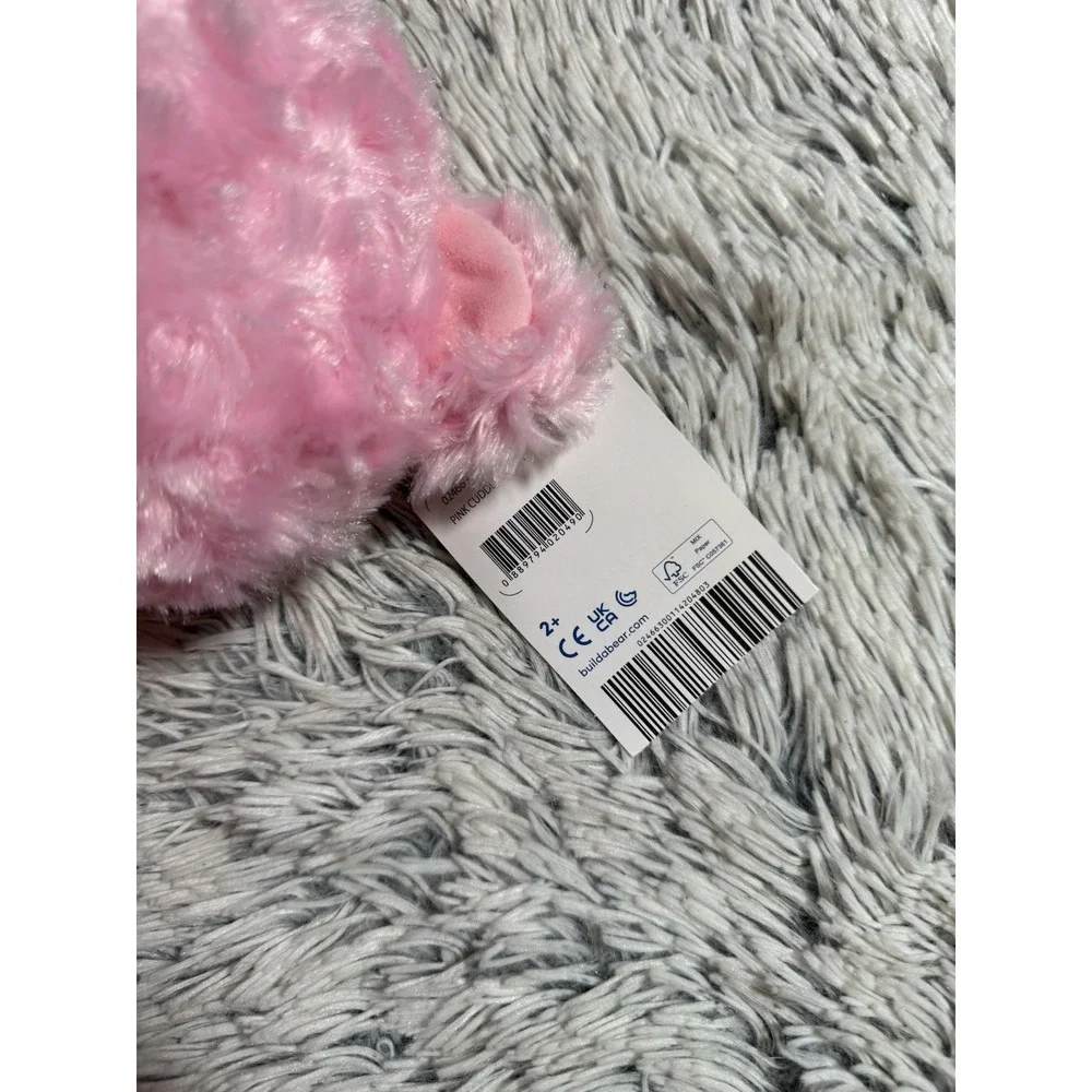 Build-A-Bear Workshop Pink Cuddles Bear Plush Stuffed Teddy Super Soft With Tag